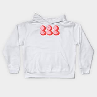 222 Angel Number Kids Hoodie